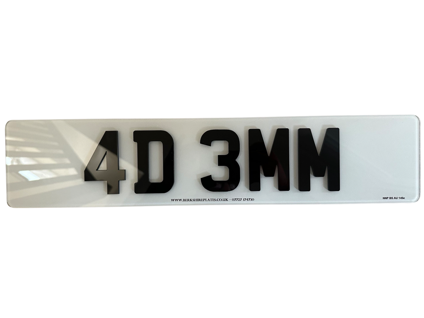 Premium 4D 3MM Acrylic Number Plates