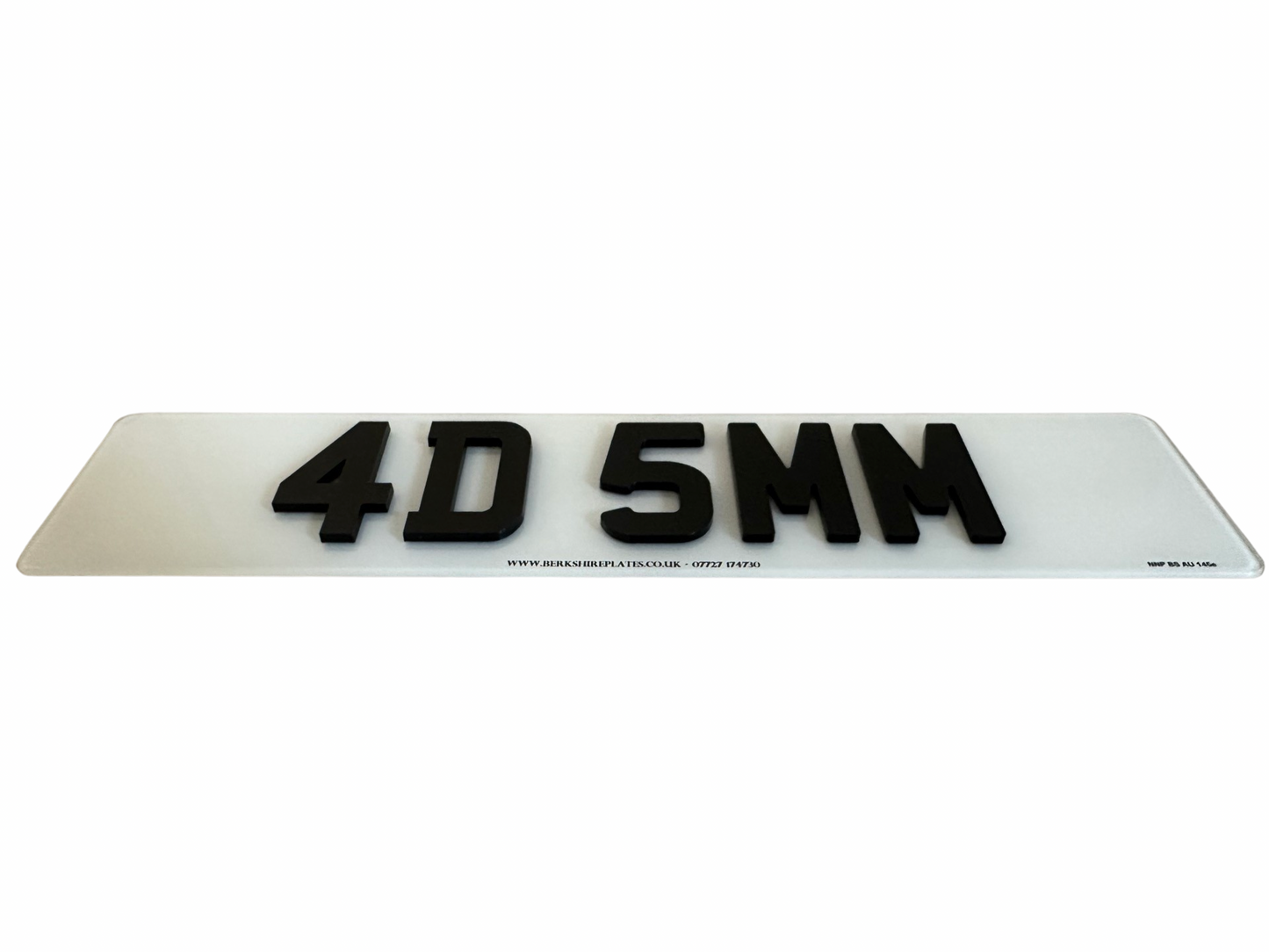 Premium 4D Acrylic (5MM) Number Plates