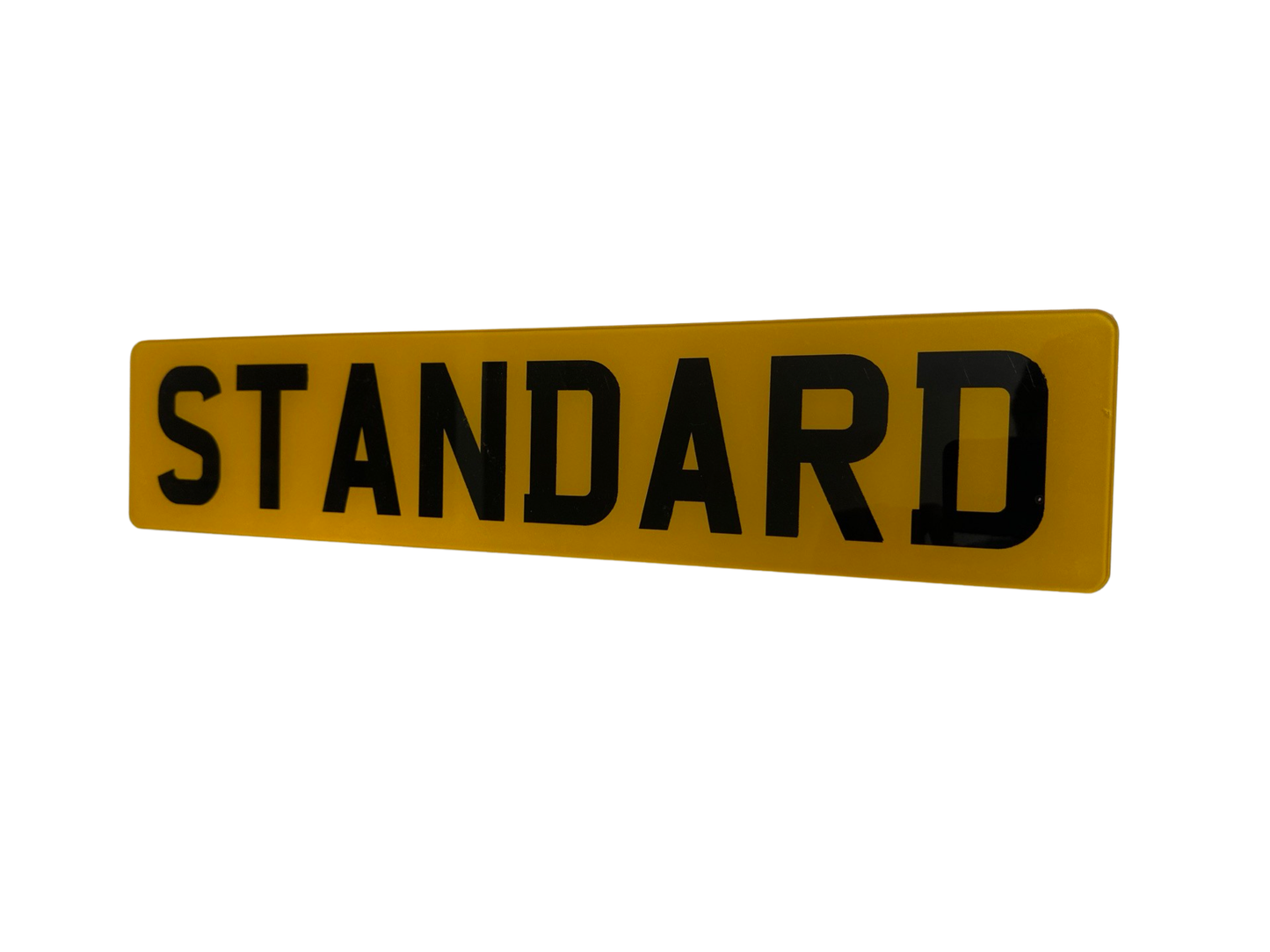 Premium Printed Number Plate (Single Plate)