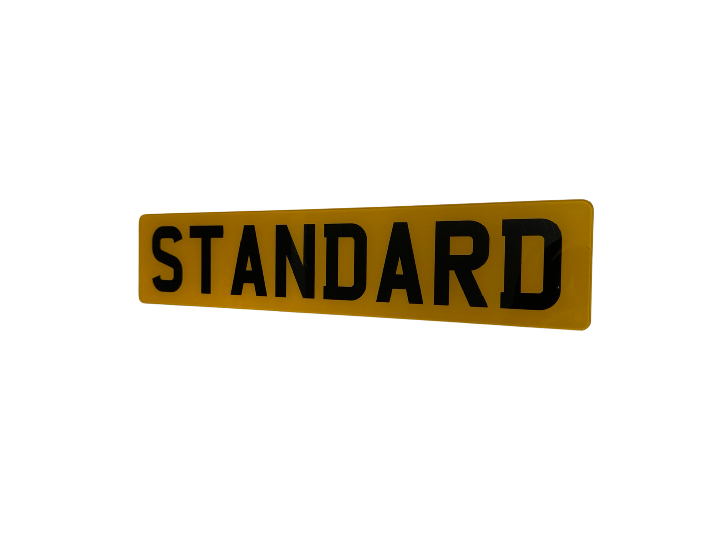 Premium Printed Number Plate (Single Plate)